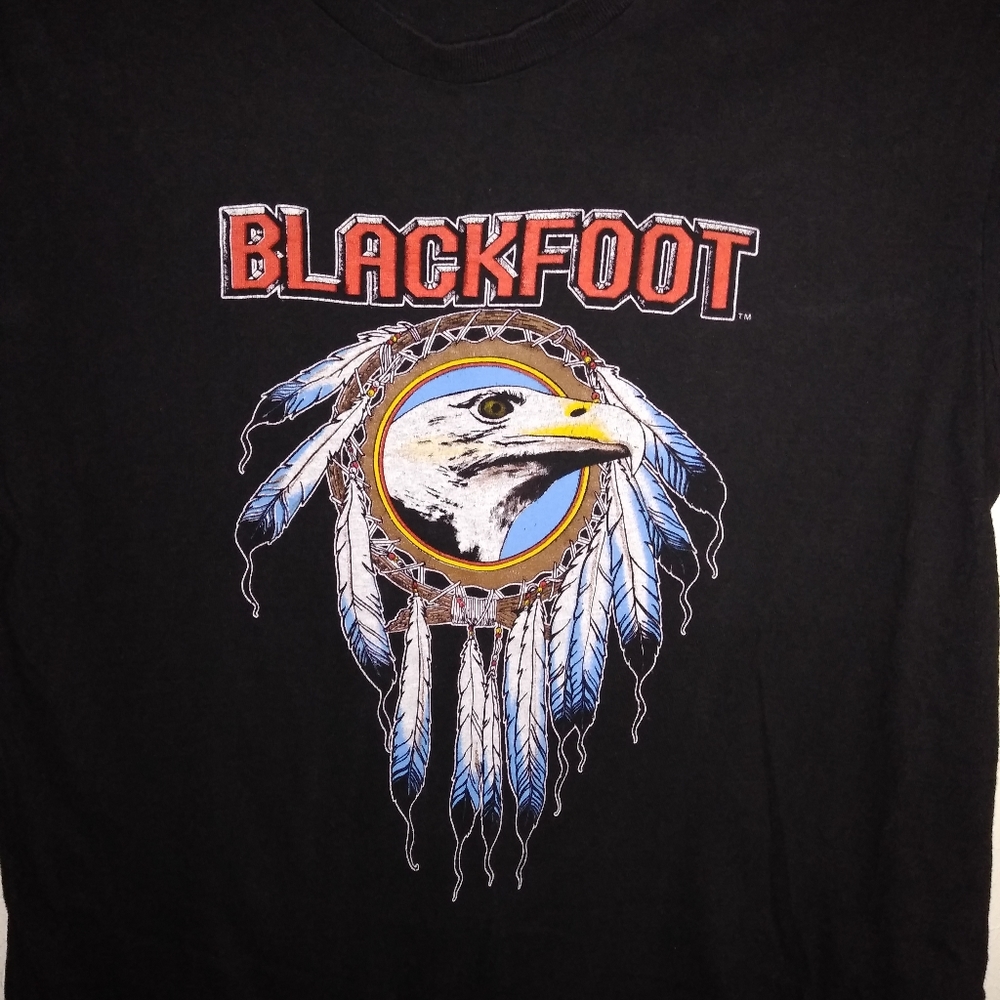 Blackfoot band  vintage tour shirt 1990.